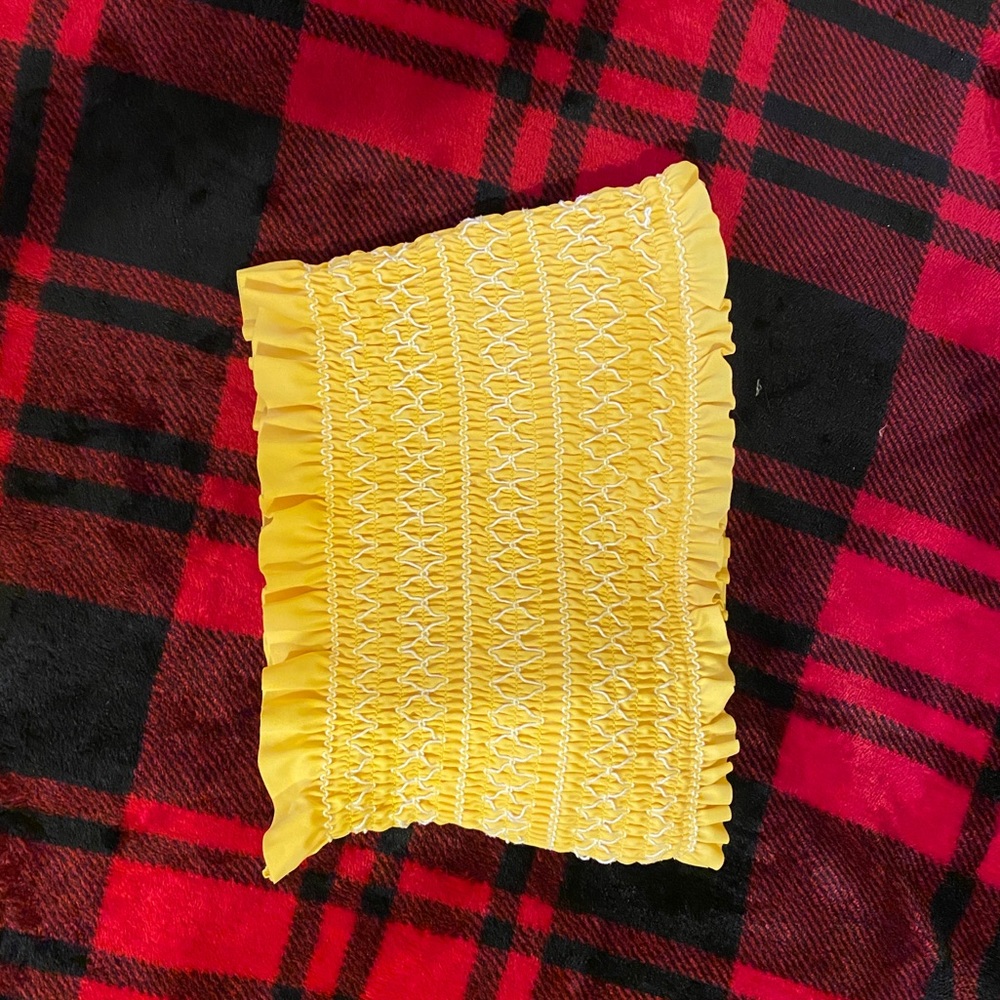 yellow bandeau bikini from target